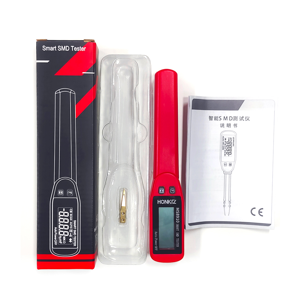 Yieryi Smart SMD Tester Electrical Multimeter Resistance Capacitance Continuity Diode Test Meter SMD Component Tester. 