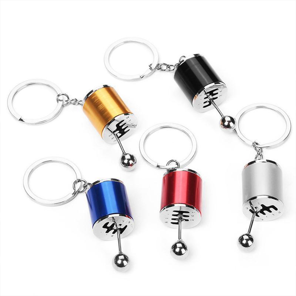 Creative Auto Part Model Gear Shifting Keychain Keyring ADHD Fidget Key Chain Style. 