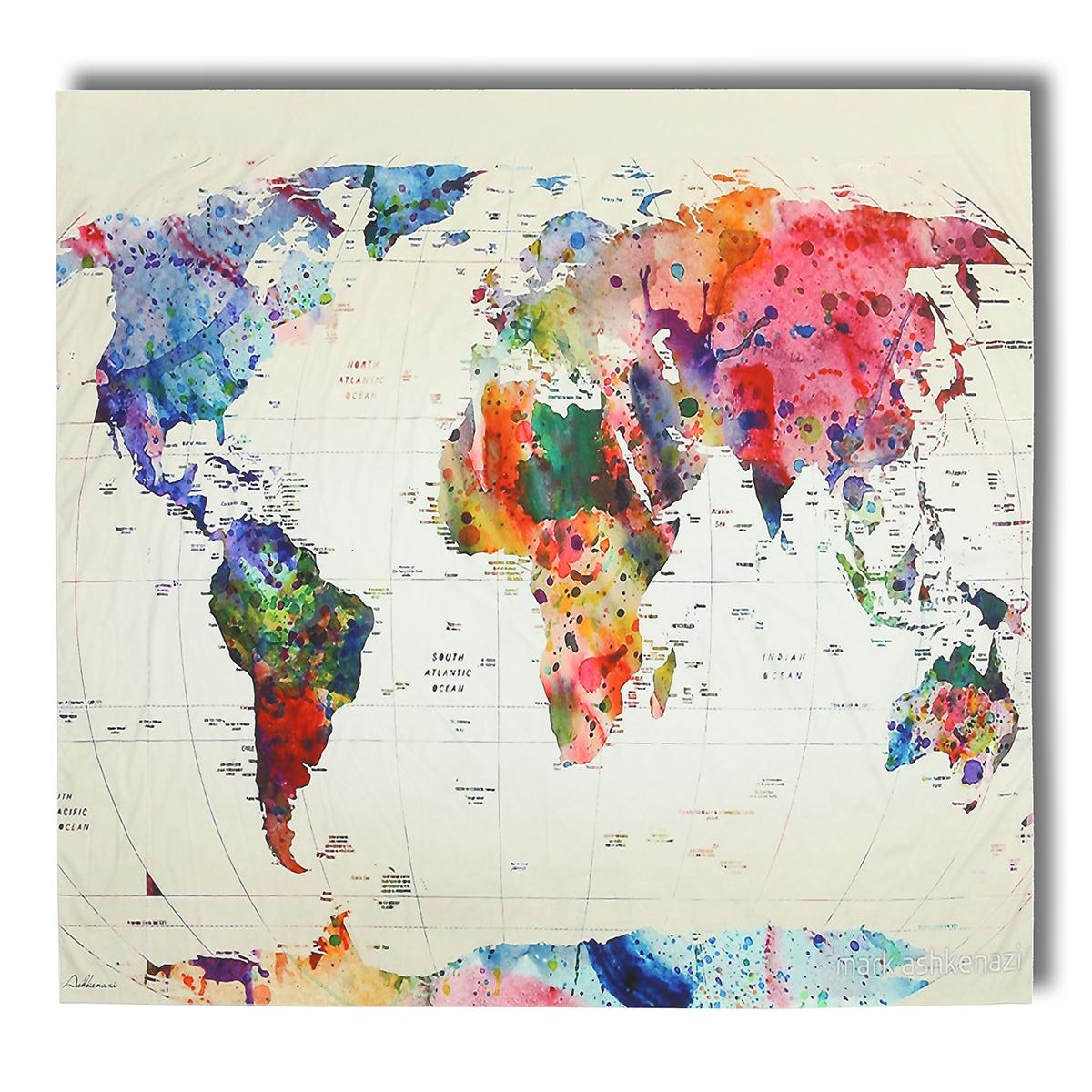 Vintage World Map Mandala Wall Hanging Tapestry Bedspread Dorm Living Room Decor -. 