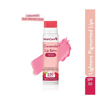 WishCare Ceramide Lip Balm Tinted with SPF 50 PA+++ 5gm