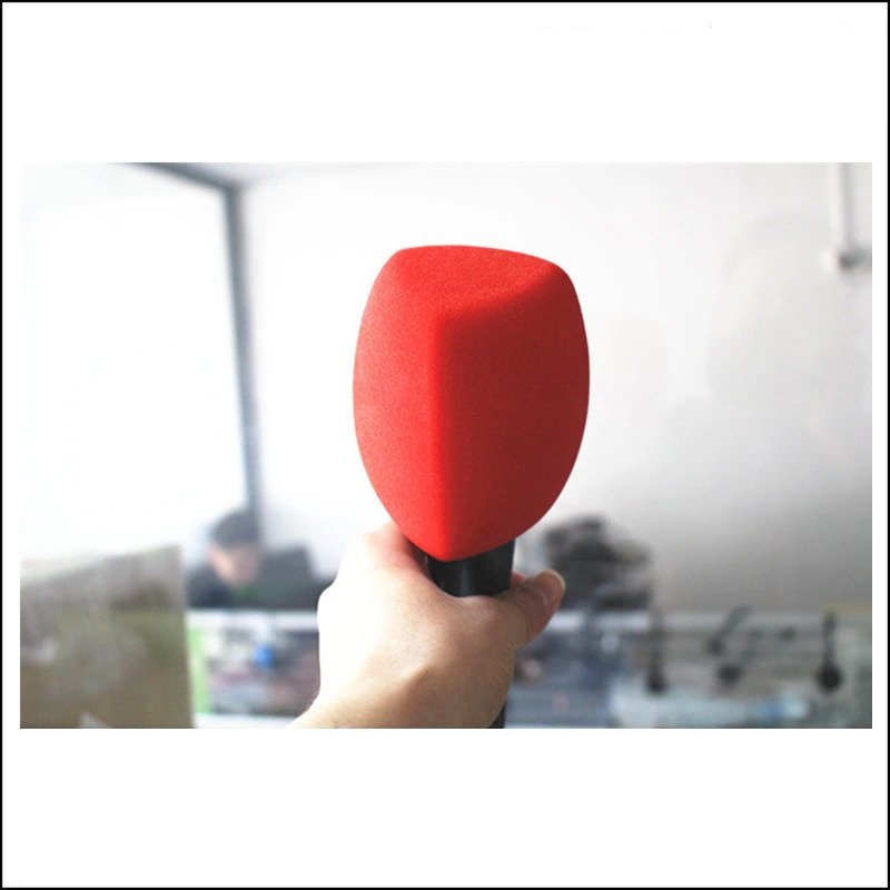 Microphone Sponge Cover Triangles 1 Pc - Enhance Audio Recording Triangular Microphone Sponge Cover (1 Pc). 