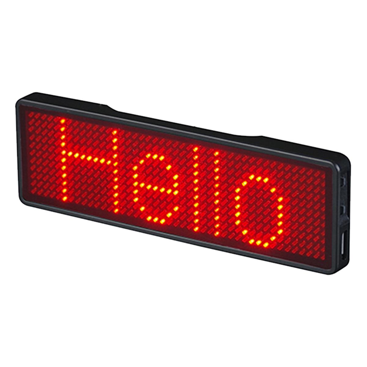 （New）Bluetooth LED Name Badge Rechargeable Light ign DIY Programmable crolling Meage d Diplay LED,Type 2