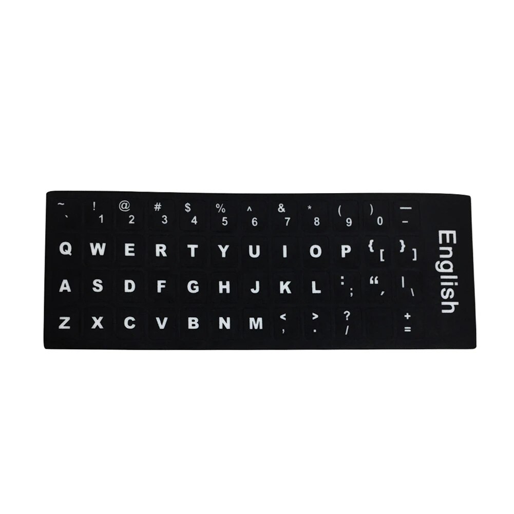 【Hey my home】English Thai Letters Computer Protective Keyboard Layout Stickers. 