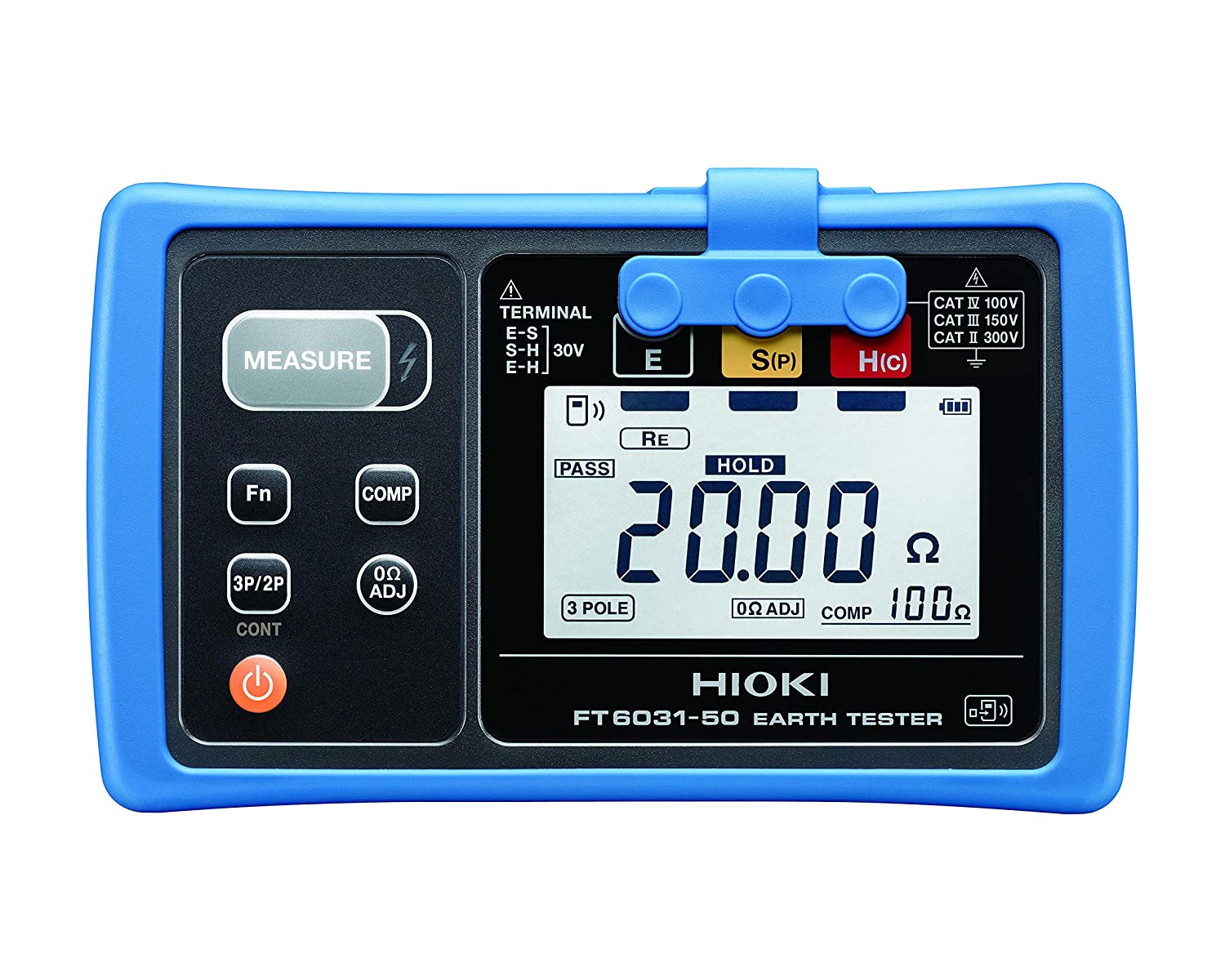 Hioki FT6031-50 Earth Tester Tough and Ready for the Field IP67 Dustproof and Waterproof - Kings Trading