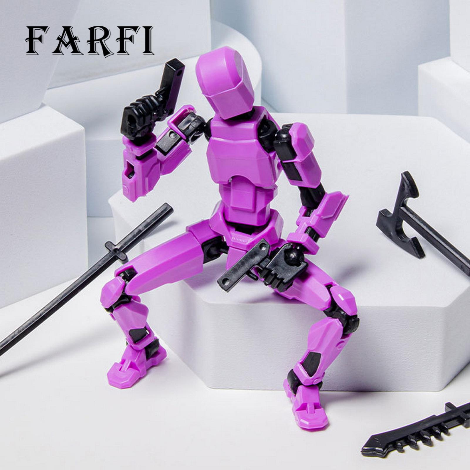 Movable Joints Toy Multi-jointed Movable Robot Action Figure 3d Printed Articulated Dummy Model for Kids Adults Perfect Gift Flexible Joint Doll. 