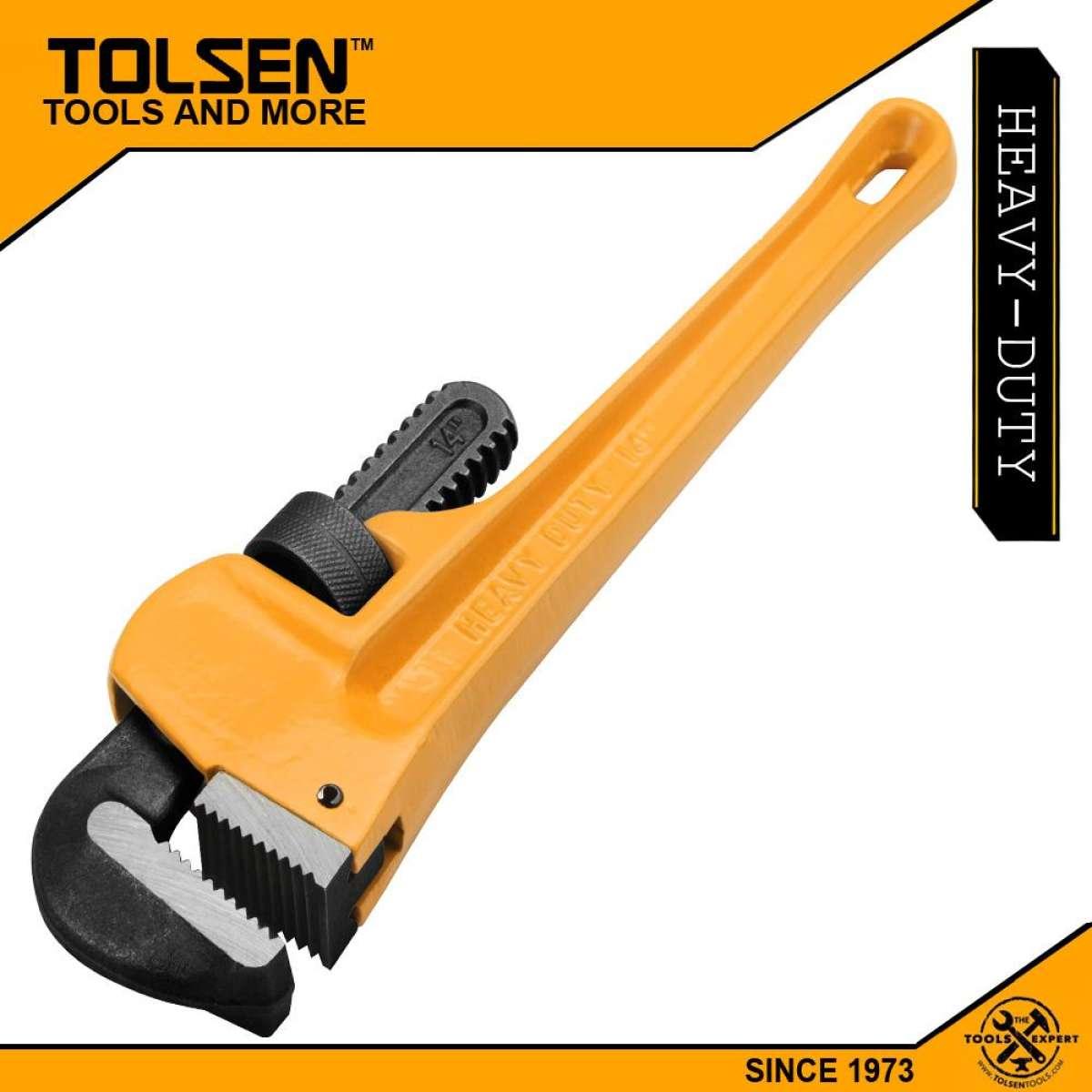TOLSEN Pipe Wrench (350mm, 14") 10234