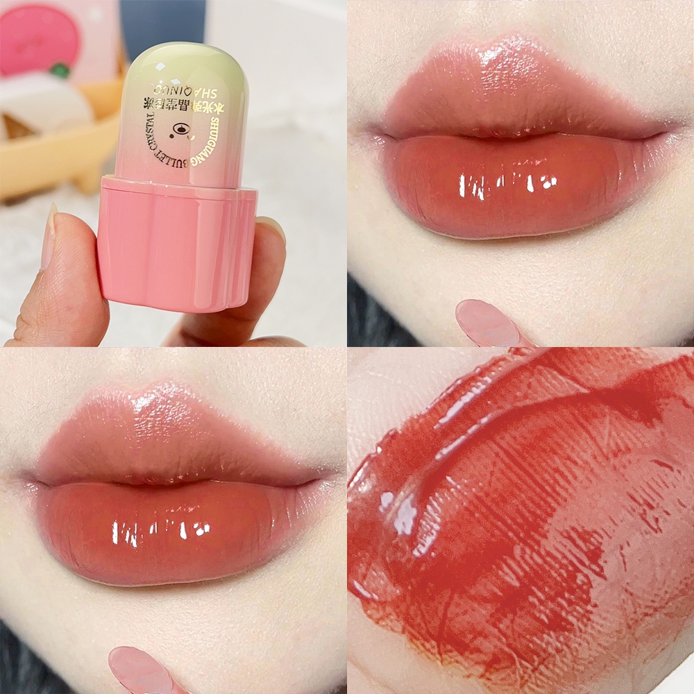 Mirror Silky Water Light Lipstick/ Long Lasting Non-stick Cup Lip Gloss/ Delicate Smoothing High Color Rendering Lipstick. 
