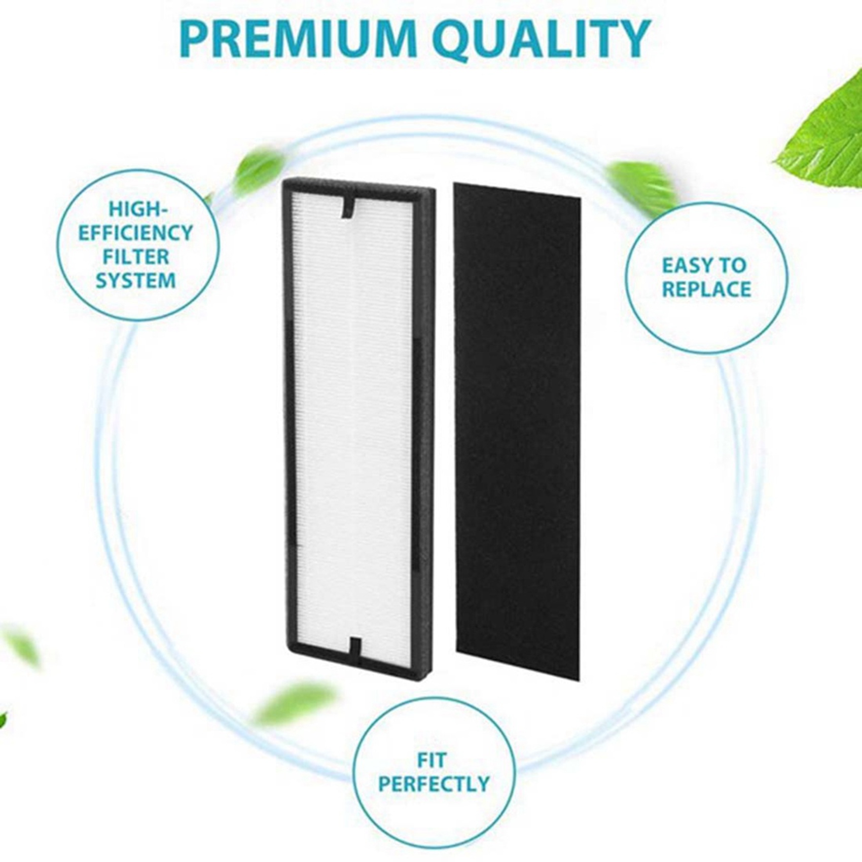 1 HEPA Replace Filters + 4 Activated Carbon Filters,for Eureka NEA120. 