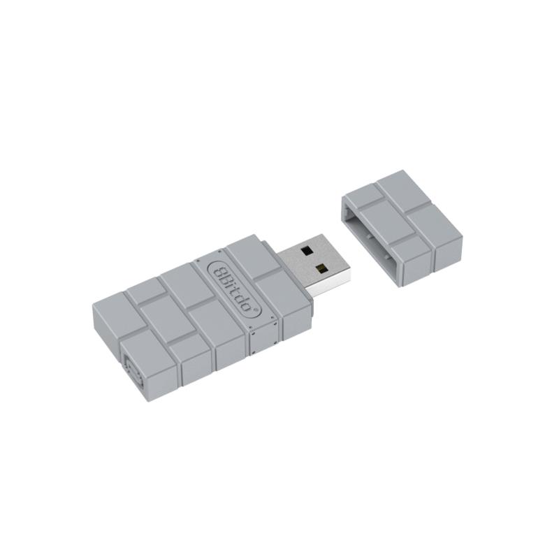 8Bitdo Wireless Bluetooth USB RR Adapter for Windows Mac Raspberry Pi Switch Demoo. 