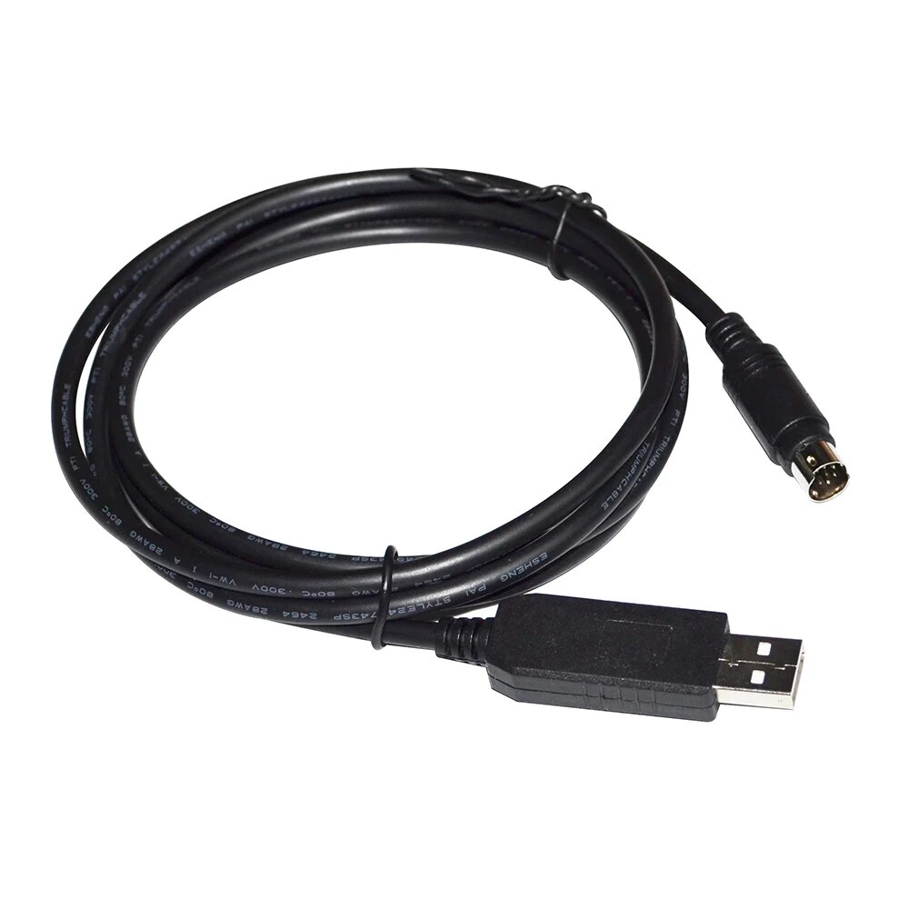 FTDI FT232RL USB TO MINI DIN 8 PIN MD8 MALE ADAPTER RS232 SERIAL COMMUNICATION CABLE FOR YAMAHA MUSIC SEQUENCER HOST PORT TO PC. 