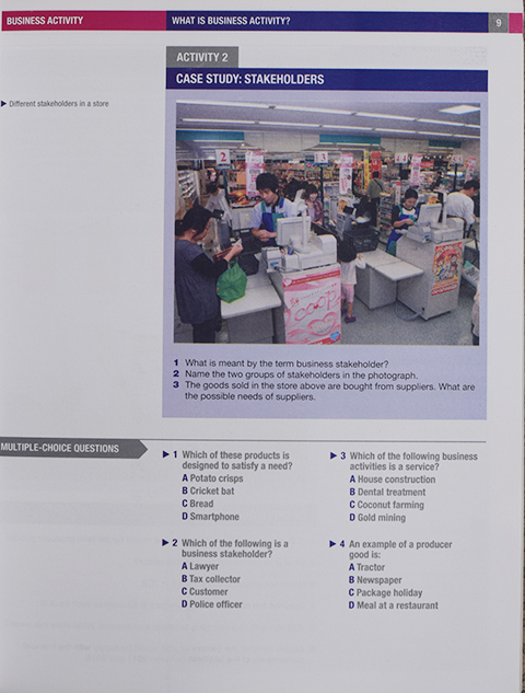Pearson Edexcel International GCSE (9-1) Business Student Book. 