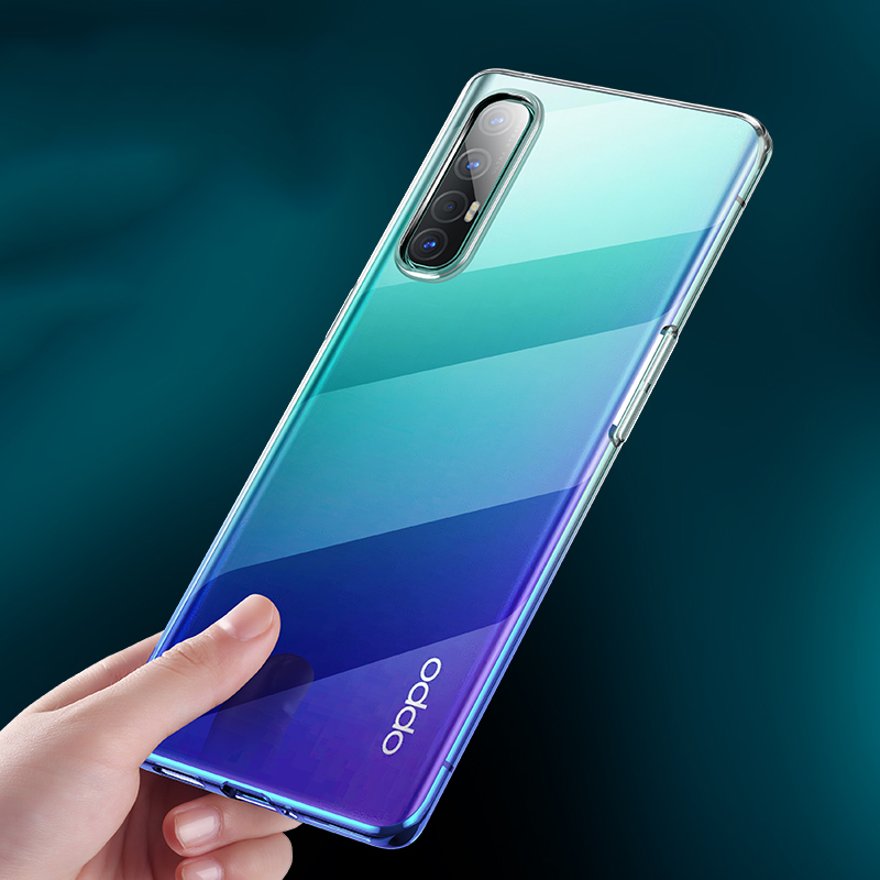 Ultrathin Mobile Phone Case for OPPO Reno 3 Pro Global Version 5G 360 Protective Soft TPU Clear Back Cover Housing Reno3 3Pro. 