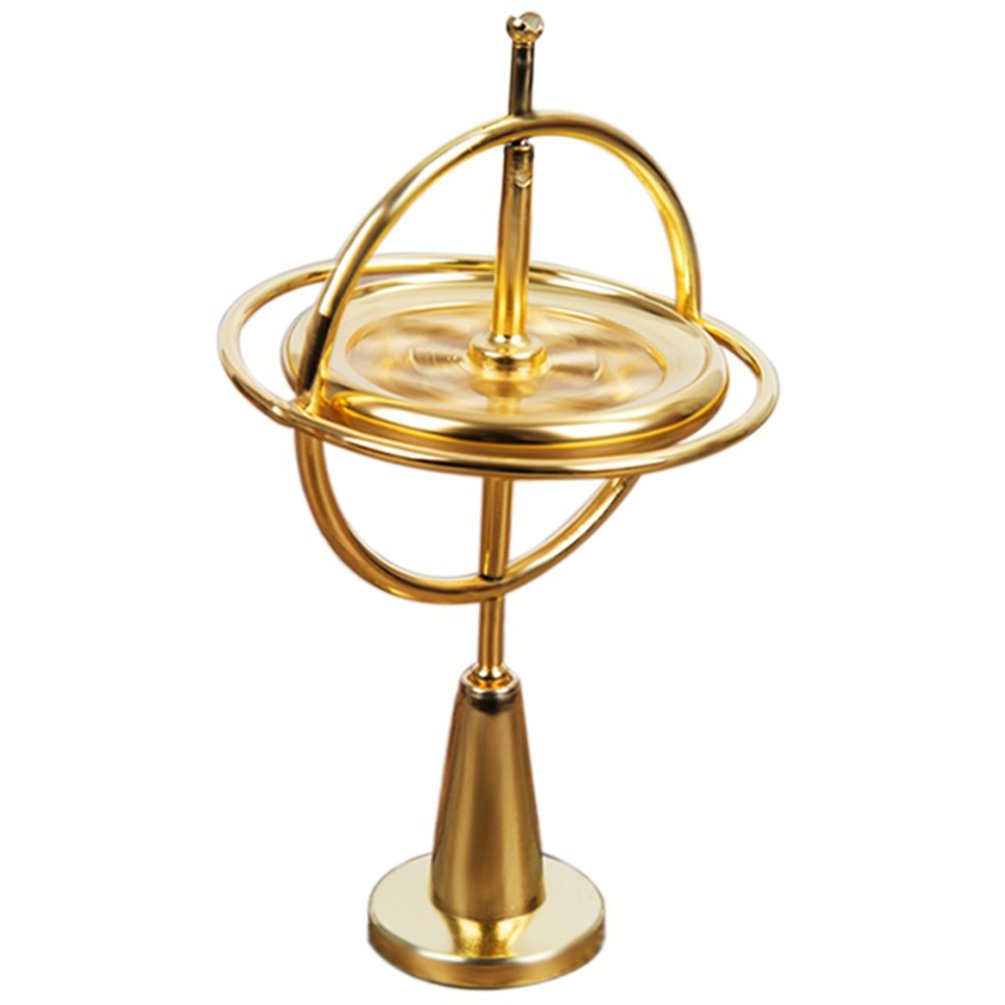 Metal Gyroscope Anti-Gravity Adult Decompression Artifact Teaching Toy. 
