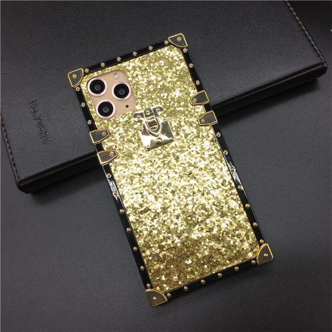 Luxury Bling Square Case for iPhone 14 PRO MAX 11 12 PRO XS X XR Sequins Shinning Phone Cover for iphone 13 PRO MAX 7 8 14 Plus. 