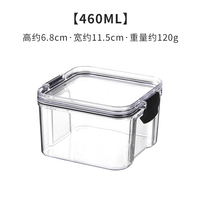Unique Make Airtight Food Storage Container Transparent Kitchen Plastic Food Storage Box Food