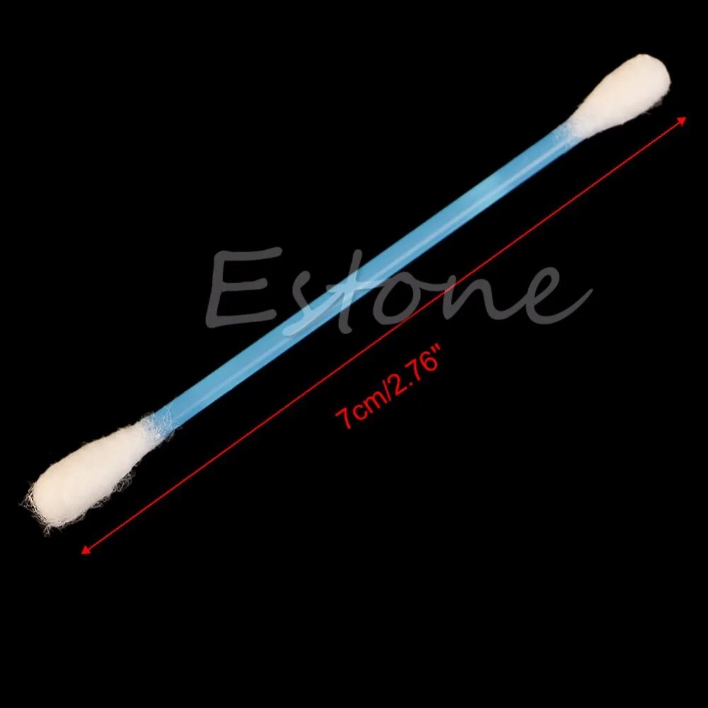 【NEW】 100Pcs New Disposable Cotton Swab Applicator Q-Tip Swabs Plastic Handle Sturdy #UY283#. 