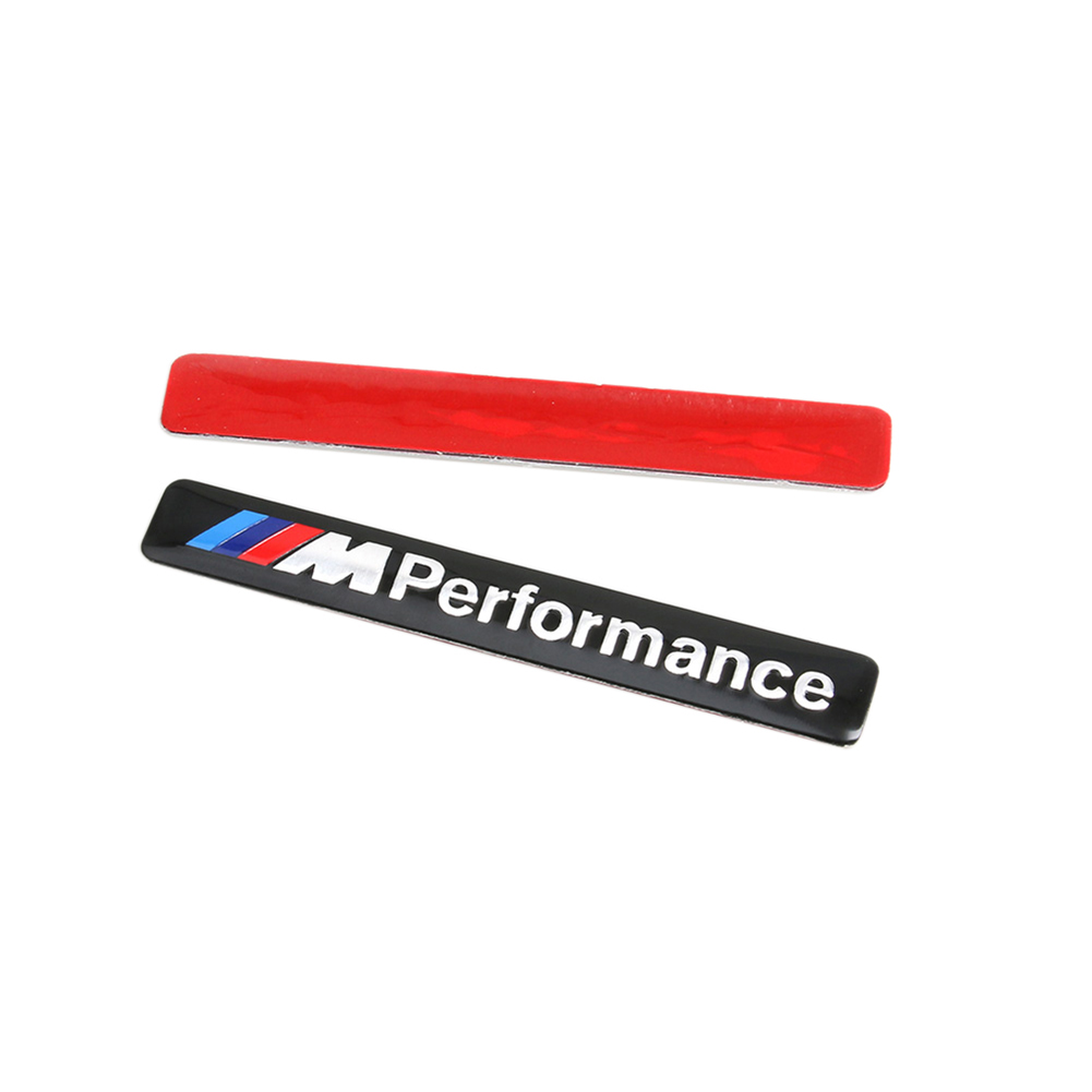 M Performance Metal Logo Car Sticker  Emblem Badge Interior Decoration for BMW. 