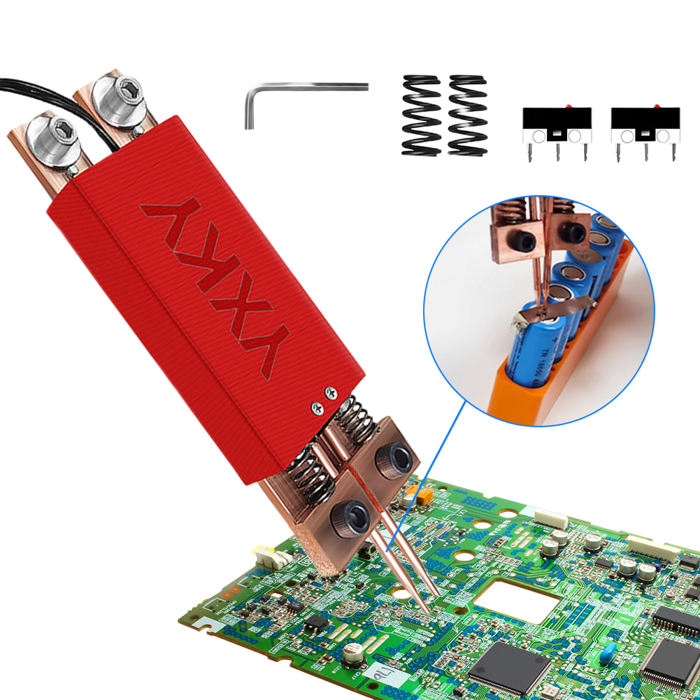 Mini Spot Welder Pen – 4-12V Automatic Trigger Welding Tool for 18650 DIY Battery Pack. 