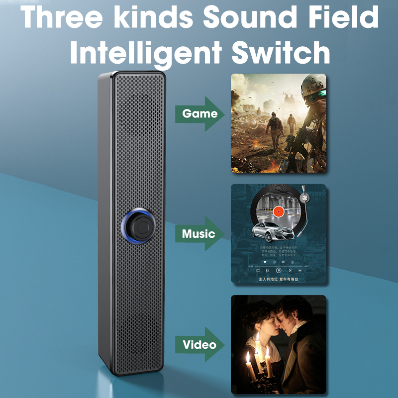 Home Theater Sound System Bluetooth Speaker 4D Surround Soundbar Computer Speaker For TV Soundbar Box Subwoofer Stereo Music Box. 