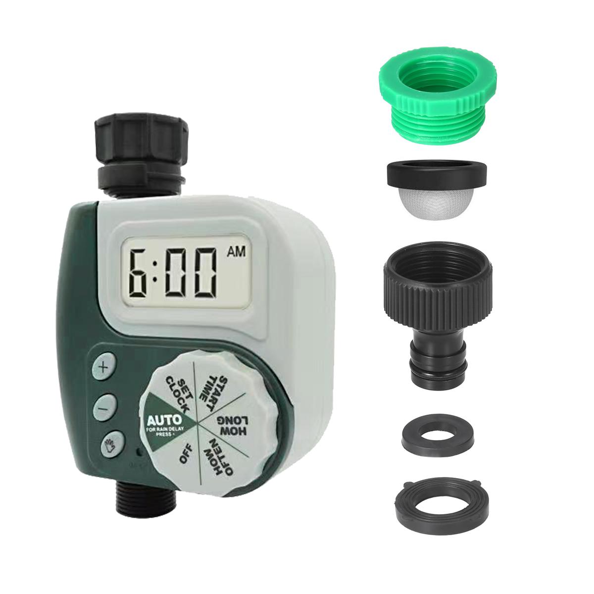 Digital Hose Faucet Timer Outdoor  Operated Automatic Watering Sprinkler System Irrigation Controller with 2 Outlet