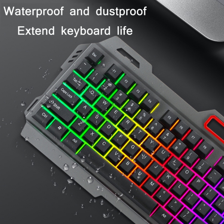 T-Wolf TF600 RGB Gaming Keyboard Mouse Combo. 
