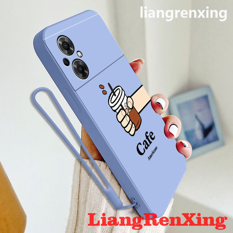 Casing Xiaomi Poco M5 4G Poco M5S phone case softcase liquid silicone protector smooth shockproof bumper cover new design coffee aesthetic ytsnkf02. 