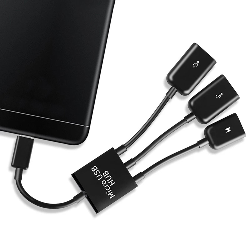 3 in1 Micro OTG USB Port Game Mouse Keyboard Adapter Cable. 