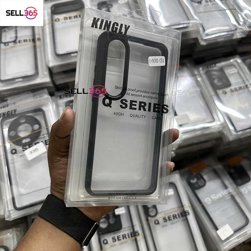 For OnePlus Nord CE4 Q-Series Magsafe Magnetic Wireless Charging Transparent Phone Case For OnePlus Nord CE4 Back Cover. 