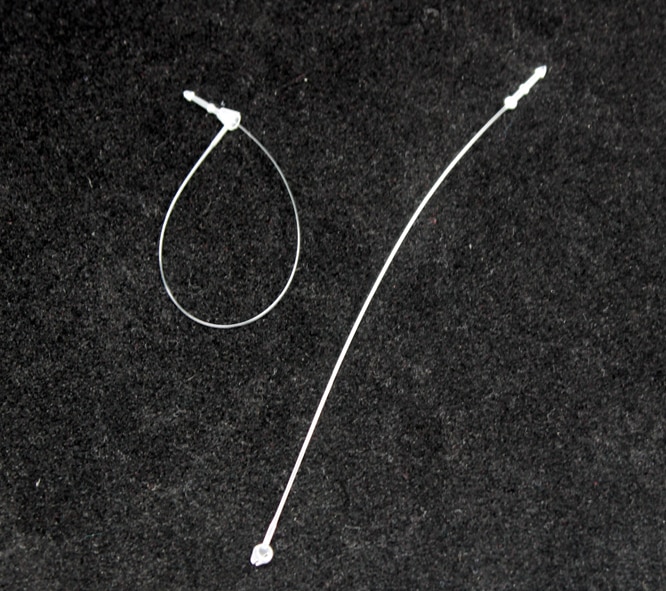 Snap lock pin loop price tag fastener - 500 Pcs. 