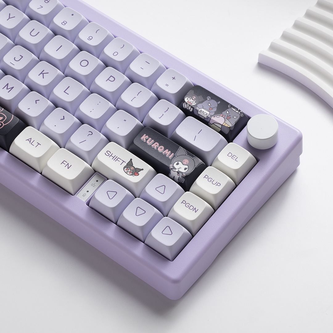 Kulomi 146 keycaps xda height full set PBT material mechanical keyboard two-dimensional personality sublimation keycaps. 