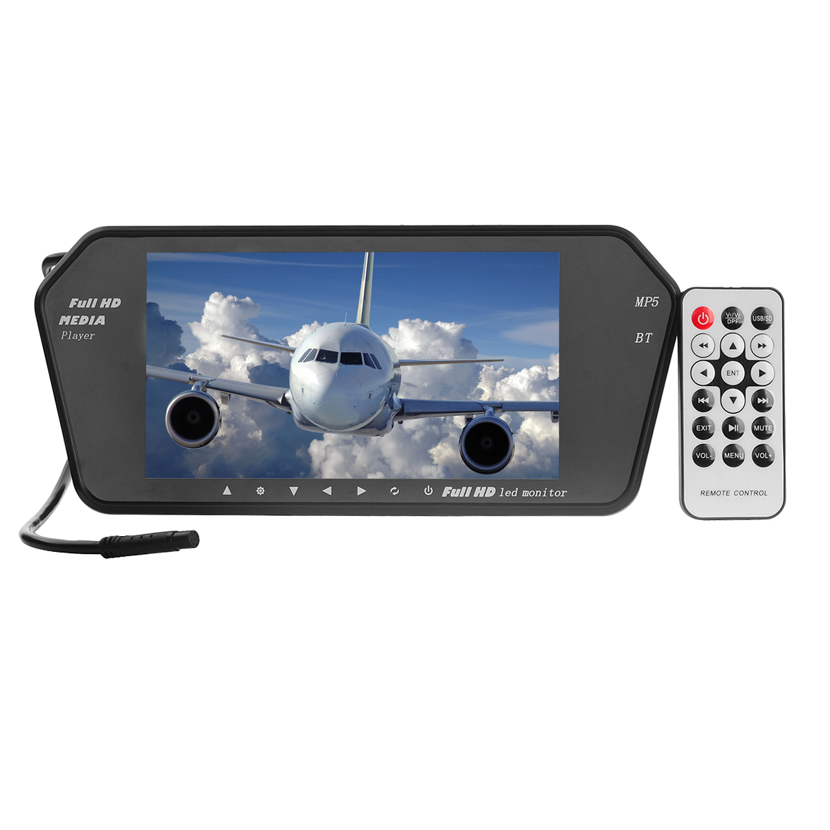 Rear View USB/BT/SD/FM 7"Monitor for Car/REAR VIEW MIRROR MP5 MONITOR,CAR MP5. 