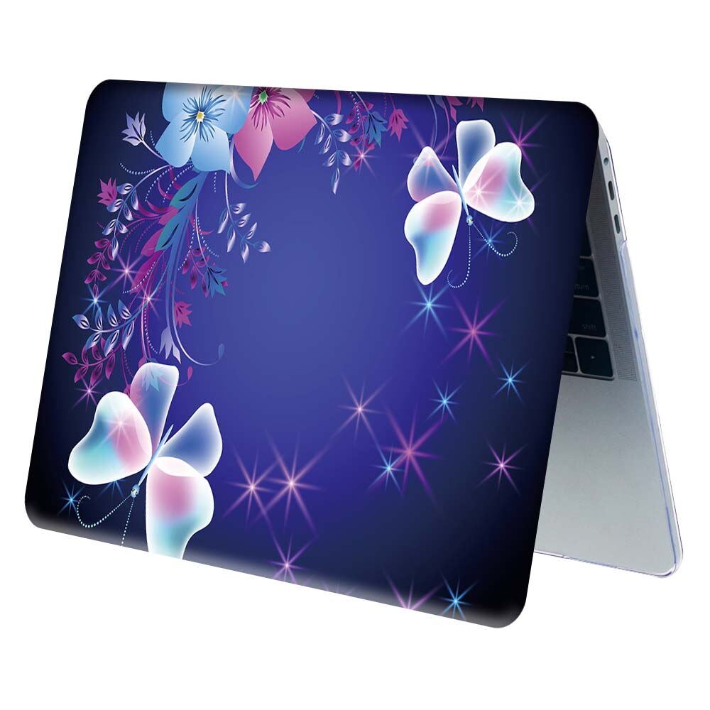 【happy one】Macbook Air 11" A1370 13" A1369 A1466/Air 13" A1932 A2179(Touch ID) - Butterfly Series Hasp Hard Shell Laptop. 