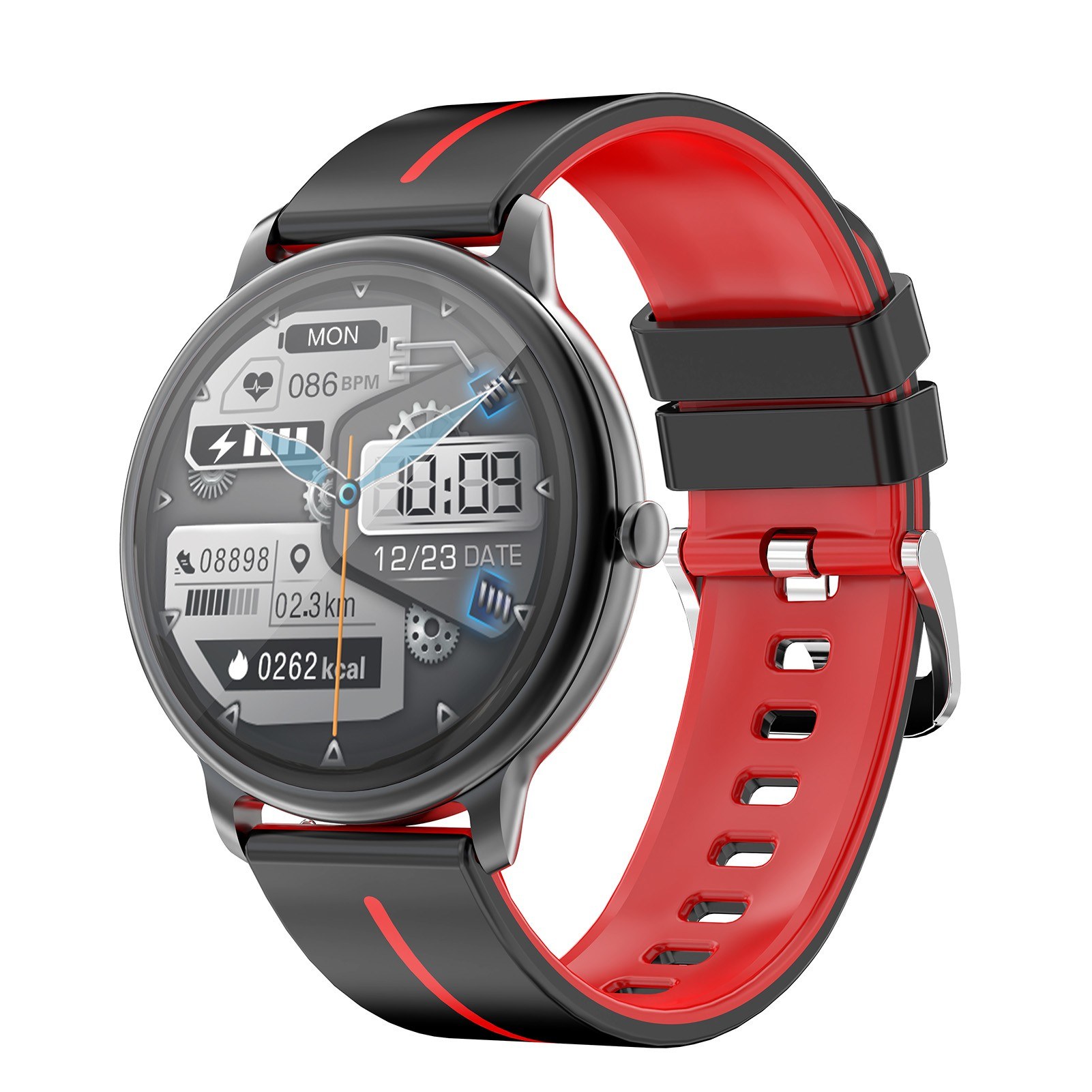 G98 Smart Watch: 1.43-inch Full Touch Screen, Health Monitoring, Exercise Records, for Android & iOS. 