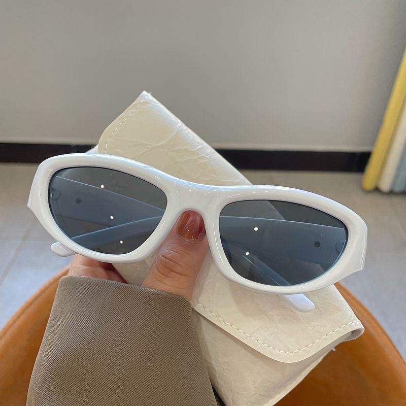 y2k millennial purple sunglasses women's high-end sense funny Internet celebrity photo sunglasses 2024 new retro
