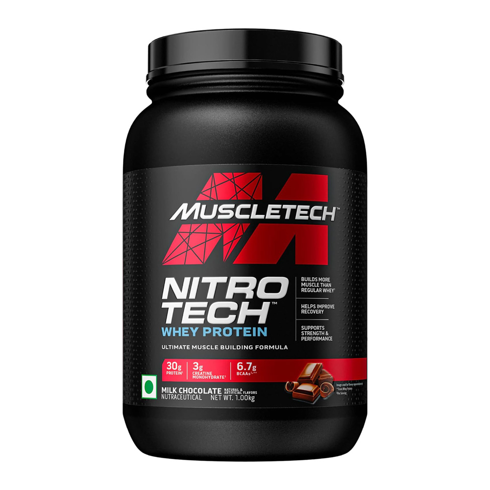 Supliment Nitrotech Whey Protein, Size: 2.2 lbs or 1 kg, Serving: 22