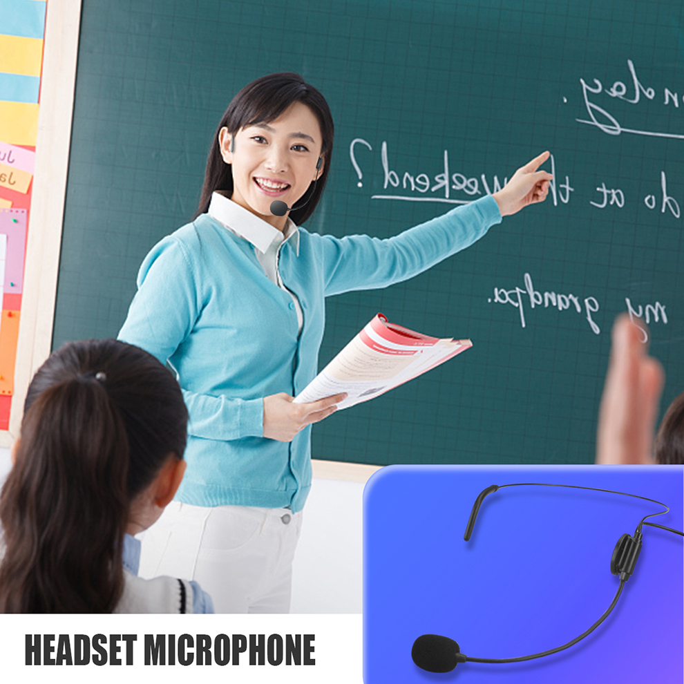 Speech Wireless Microphone Lapel Headset Mini Portable Receiver Transmitter UHF Professional Public Speaking Plug And Play. 