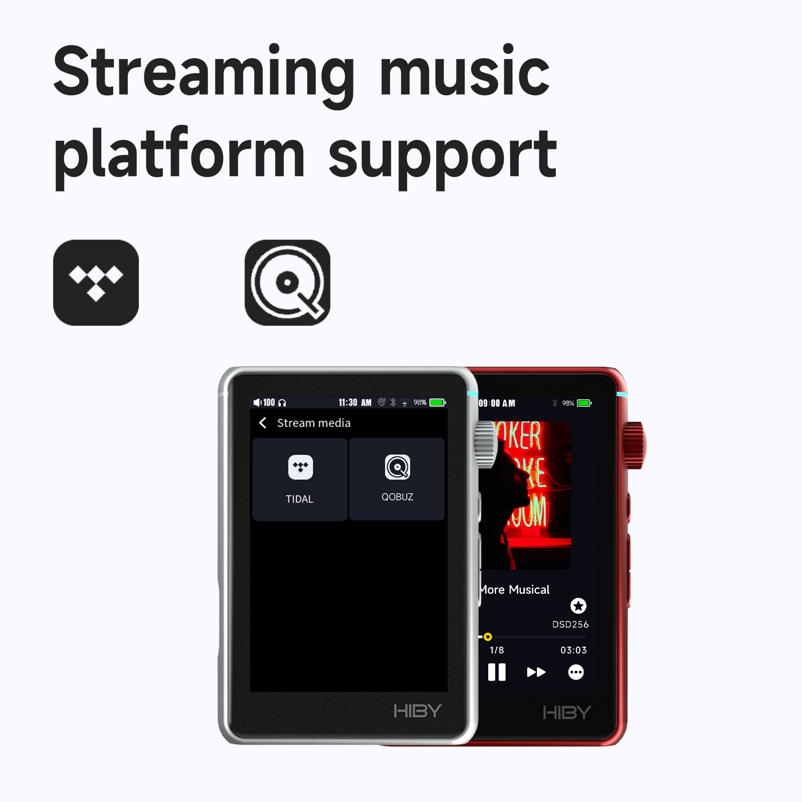 HiBy R3 II / R3 Gen 2 Bluetooth WiFi Music Player MP3 HiFi Audio MSEB MQA16X DSD256 Web Radio USB Type C DAC PCM384kHz/32bit. 