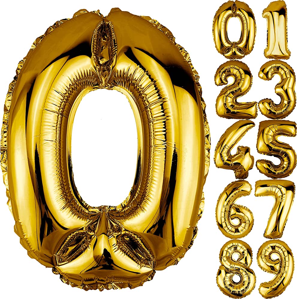 Number Foil Balloon Happy Birthday / Party / Wedding Decoration