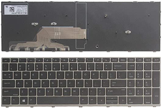 New Laptop Replacement Keyboard for HP ProBook 450 G5 455 G5 470 G5 US Layout (With Frame). 