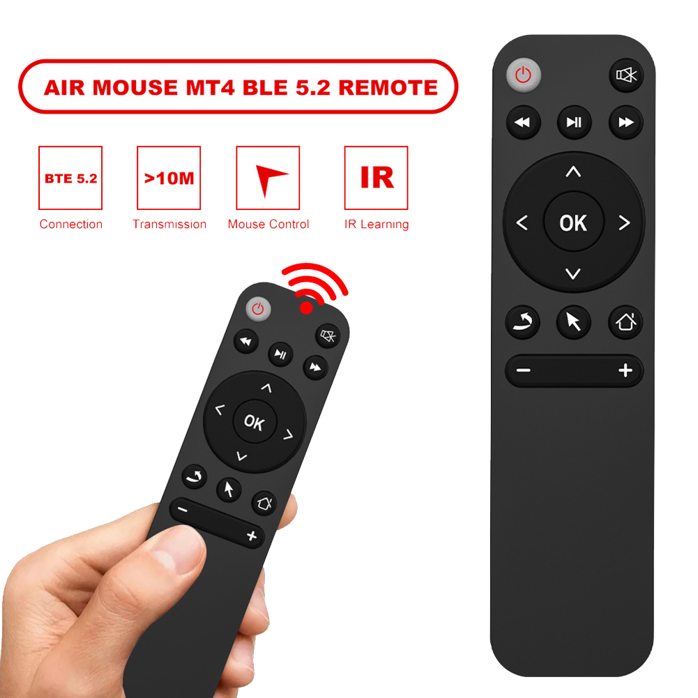Bluetooth 5.2 Remote Controller Smart Control for Smart Tv Box Phone Computer Pc Projector Etc. 