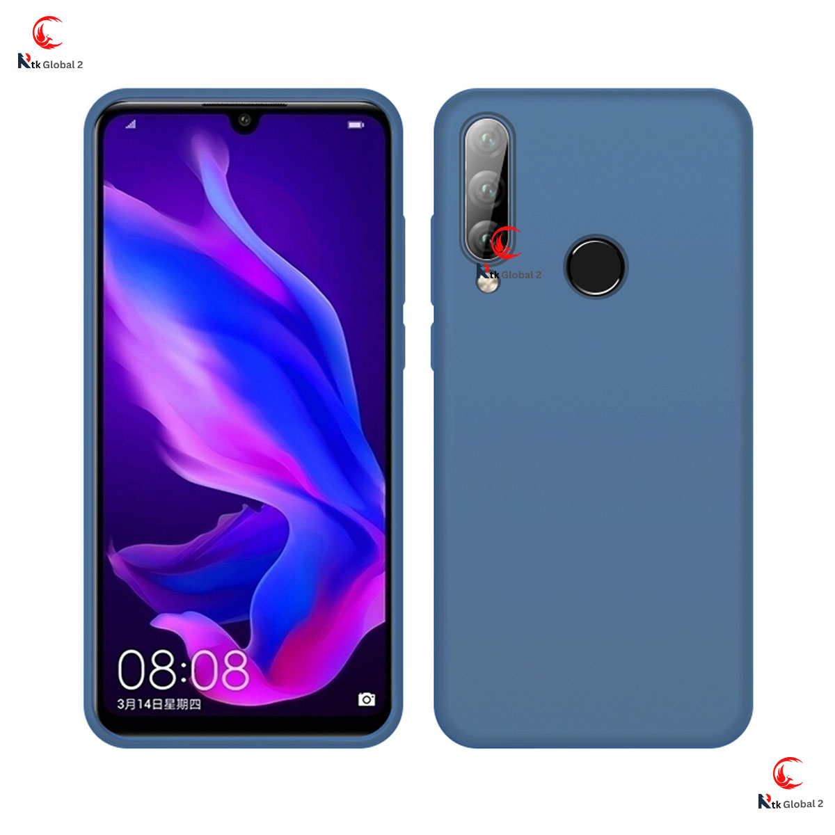 Silicone Case for Huawei P30 Lite Cover Ultra Thin Soft Touch TPU Silicone Gel Phone Case Full Protection Case