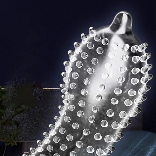 Wolf Tooth 9D Large Dots Condom for Men Women G Dot Stimulation Spike With Nubs 12pcs Pack | Brand- G POINT. 