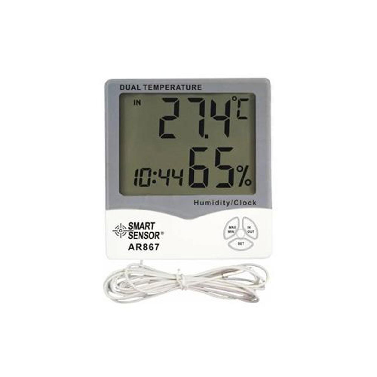 Smart Sensor Humidity and Temperature Meter AR-867 Thermometer