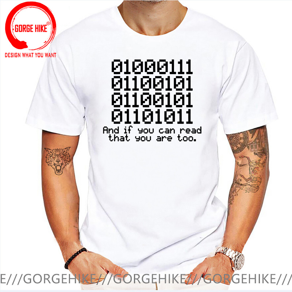 Men 0100 BINARY T-Shirt Code Geek Nerd Tech Computing Slogan Present Funny Gift 123t Fashion T Shirts Round Neck Tops Tees Shirt. 
