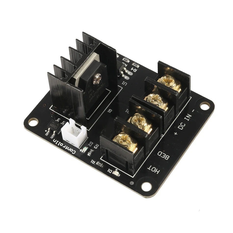 【Lejia】3D Printer Hot Bed Power Heating Controller MOSFET High Current Load Module 12V or 24V for 3D Printer