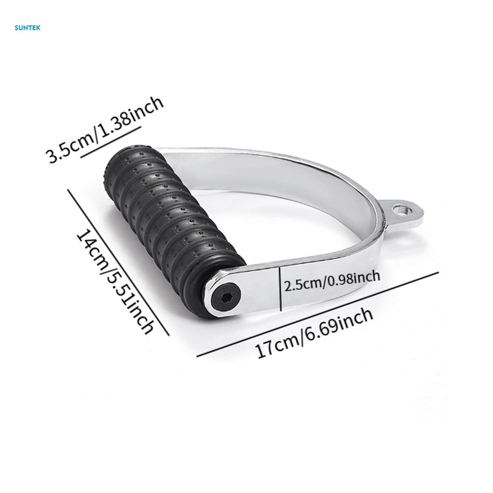 2 Pieces Exercise Handles Resistance Band Handle Only for Cable Machine. 