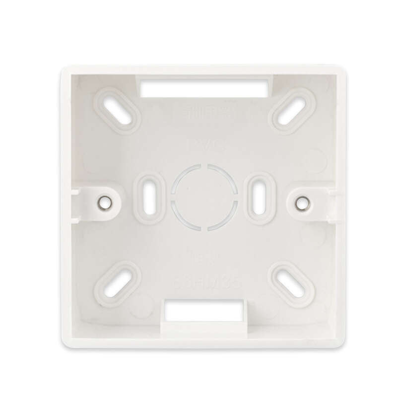 Wall socket bottom Qizhou junction box white exposed switch panel accessories. 