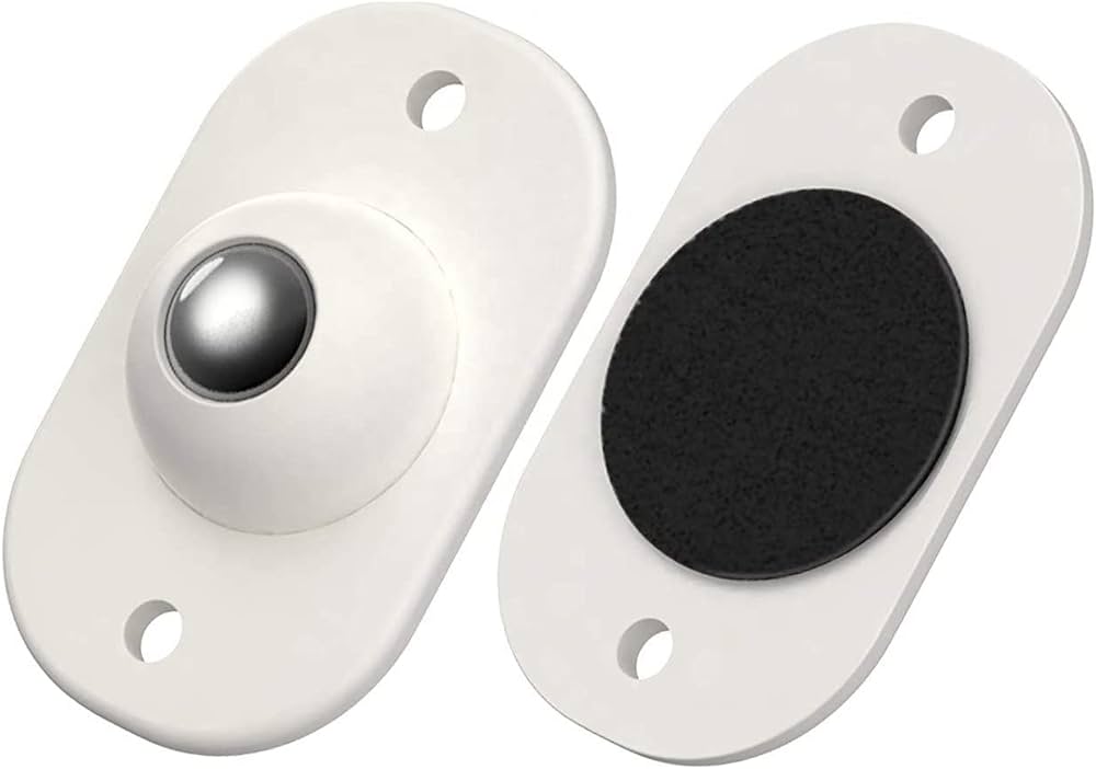 4x self-adhesive mini pasta swivel caster, universal caster under storage box. 