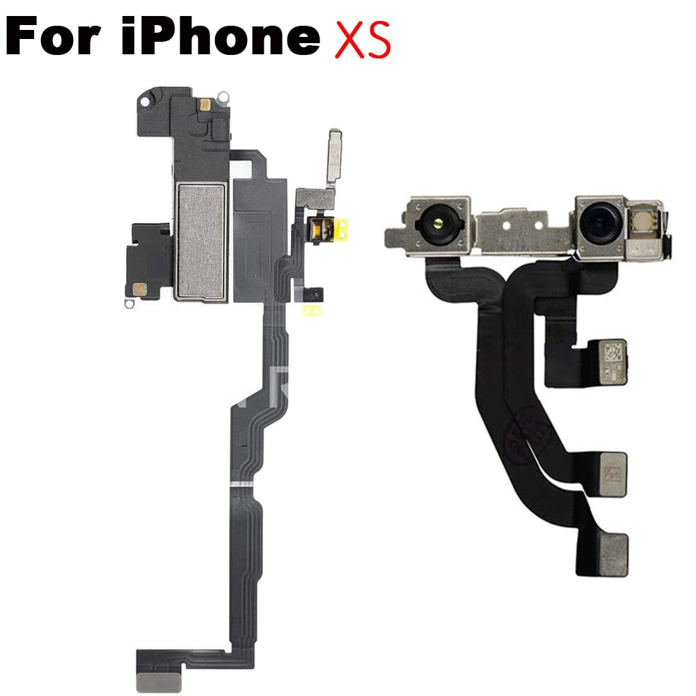 Ear Speaker With Microphone Flex For iPhone X XR XS Max Front Camera With Sensor Flex Cable NO Face ID. 