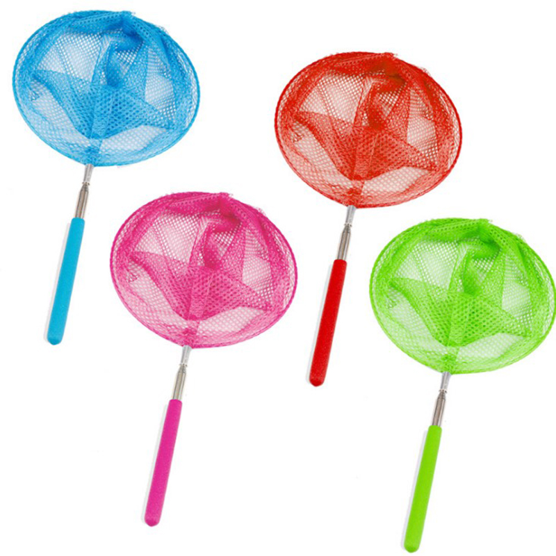 Extendable Kids Telescopic Butterfly Net Toy Catching Bugs Insect Fish Gift. 
